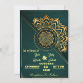 Skaymarts | Mandala Calligraphic script Wedding In Kaart (Voorkant)
