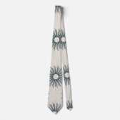 Skaymarts | Moderne cravate grise bleue pour homme (Devant)