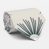 Skaymarts | Moderne cravate grise bleue pour homme (Roulé)