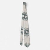 Skaymarts | Moderne cravate grise bleue pour homme (Dos)