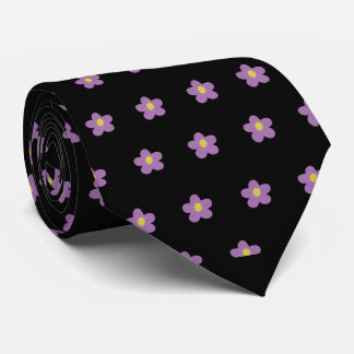 Skaymarts Rose couleur noire Floral Design Cravate