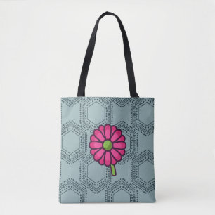 SKAYMARTS Sac d'achat Rose Boho bleu