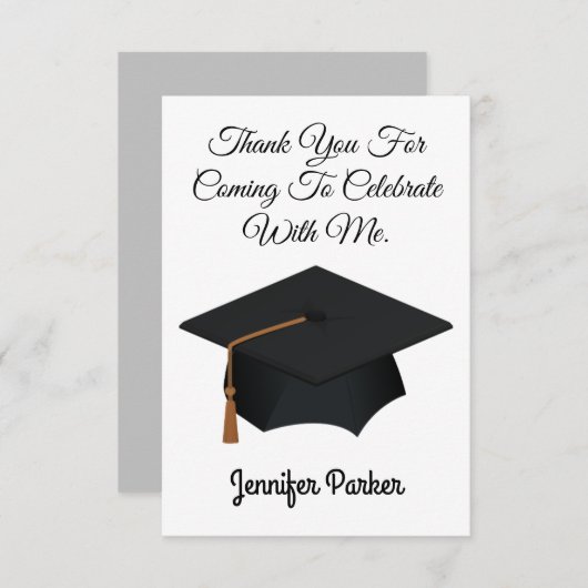 Skaymarts | Speciaal Afstuderen Hartelijk dank Bedankkaart (Voorkant / Achterkant)