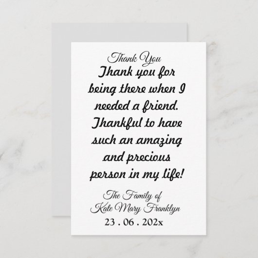 Skaymarts | Speciaal bedankt de Kaart van het Manu (Voorkant / Achterkant)