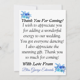 Skaymarts | Stunning kaart om te bedanken voor uw 