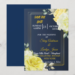 Skaymarts Unieke Blauwe Zeevlek met behoud van d Save The Date