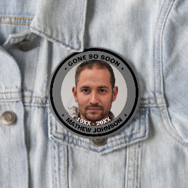 Skaymarts | Zo snel mogelijk een begrafenisfoto Ronde Button 4,0 Cm