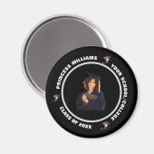 Skaymarts | Zwart-witfoto-Afstuderen Magnet Magneet (Voorkant / Achterkant)