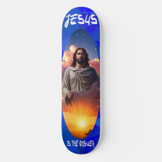 SKB_Jesus is het antwoord Skateboard (Voorkant)