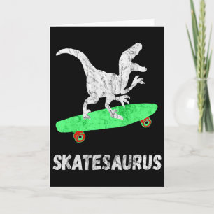 Skeelerboard Dinosaur Skeeleren T-rex Grappige Ske Kaart