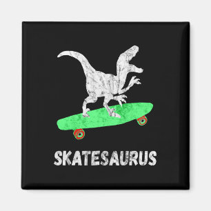 Skeelerboard Dinosaur Skeeleren T-rex Grappige Ske Magneet
