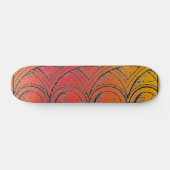 Skeelerboard met middeleeuwse architectuur skateboard (Horizontaal)