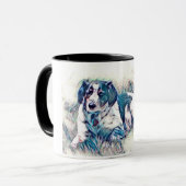 Skeeter de Mok van de hondenkoffie (Voorkant links)