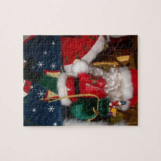 Skeezer Kerstmis met sneeuw prettige feestdagen. Legpuzzel (Horizontaal)