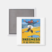 Skegness Ad - Skegness is zo krakkend - Man Magneet (Voorkant / Achterkant)