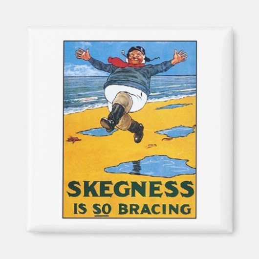 Skegness Ad - Skegness is zo krakkend - Man Magneet (Voorkant)
