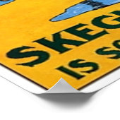  Skegness Ad - Skegness is zo krakkend - Man Poster (Hoek)