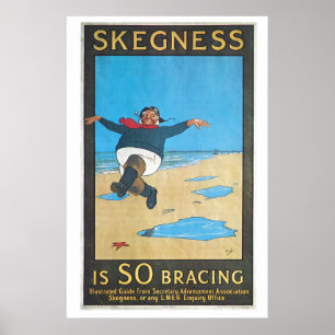 Skegness, affiche Vintage voyage anglaise