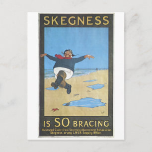 Skegness England Seaside Vintage Travel Briefkaart