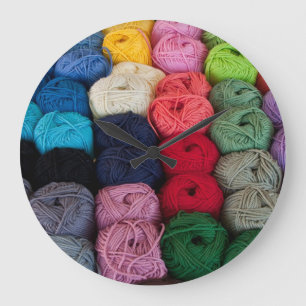 Skeins van garen grote klok