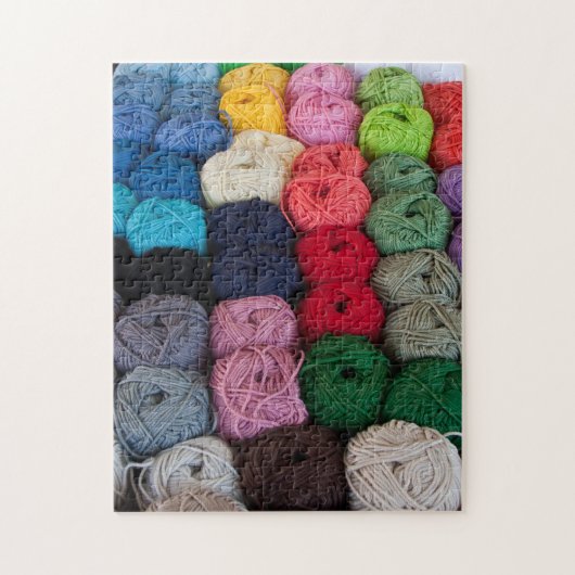 Skeins van garen legpuzzel (Verticaal)