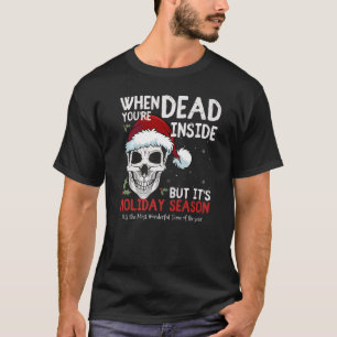 Skelet als je dood bent, maar het is de Holi T-shirt