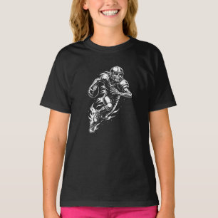 Skelet American Football speler T-shirt