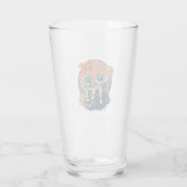 Skelet Astronaut Bemanning Glas (Achterkant)