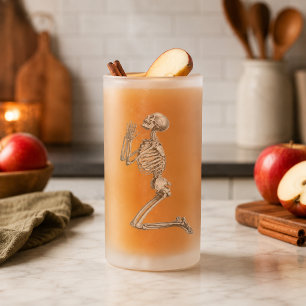 Skelet Biddend Halloween Mok