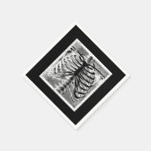 Skelet Botten Torso Body Halloween Servet (Hoek)