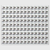 skelet cadeaupapier (Vlak)