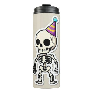 "Skelet Chic Stickers" Thermosbeker