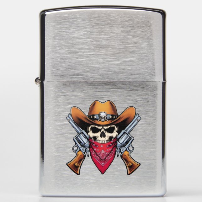 Skelet Cowboy Gunslinger (Voorkant)