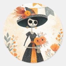 Skelet Dame La Catrina Dag van de Doden