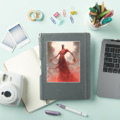 Skelet Demon Creature Dark Fantasy Horror Sticker (iPad Cover)