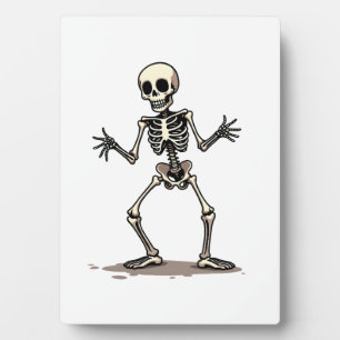 Skelet Doet de Dab � Grappige Halloween Dans Shirt Fotoplaat