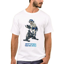 Skelet Draaiende Fiets Grappig Fitness Ontwerp