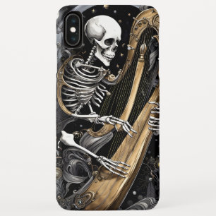 Skelet en Harp I iPhone XS Max Hoesje