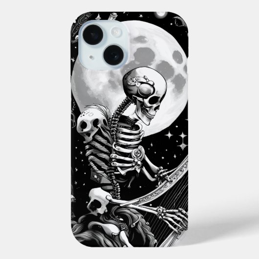 Skelet en Harp III Case-Mate iPhone Case (Achterkant)