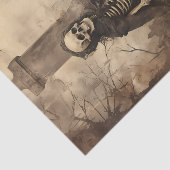  Skelet Foto Decoupage Tissuepapier (Detail)