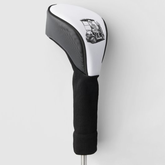 Skelet Golfer Skull Spelen Golf Golfheadcover (Schuin)