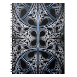 Skelet Hall fractal art. Notitieboek