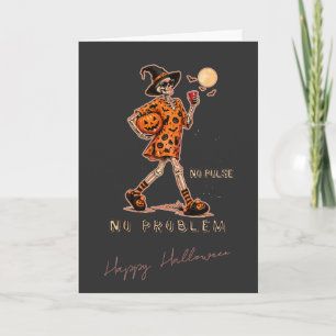 Skelet Halloween - Geen Pols Geen Probleem Kaarten