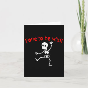 Skelet Halloween Grappig Bot Wild Kaart