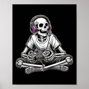 Skelet Halloween Poster
