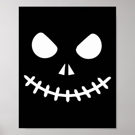 Skelet Halloween Poster (Voorkant)