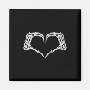 Skelet Hand Hart Teken Halloween Kostuum Magneet