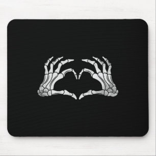 Skelet Hand Hart Teken Halloween Kostuum Muismat