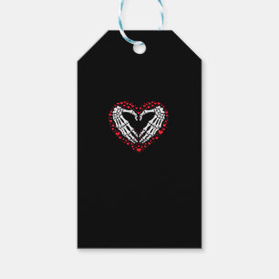 Skelet Hand Hart Valentijnsdag Funny Couple Cu Cadeaulabel