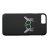 Skelet Hand Heart Awareness Ribbon Case-Mate iPhone Case (Achterkant (Horizontaal))